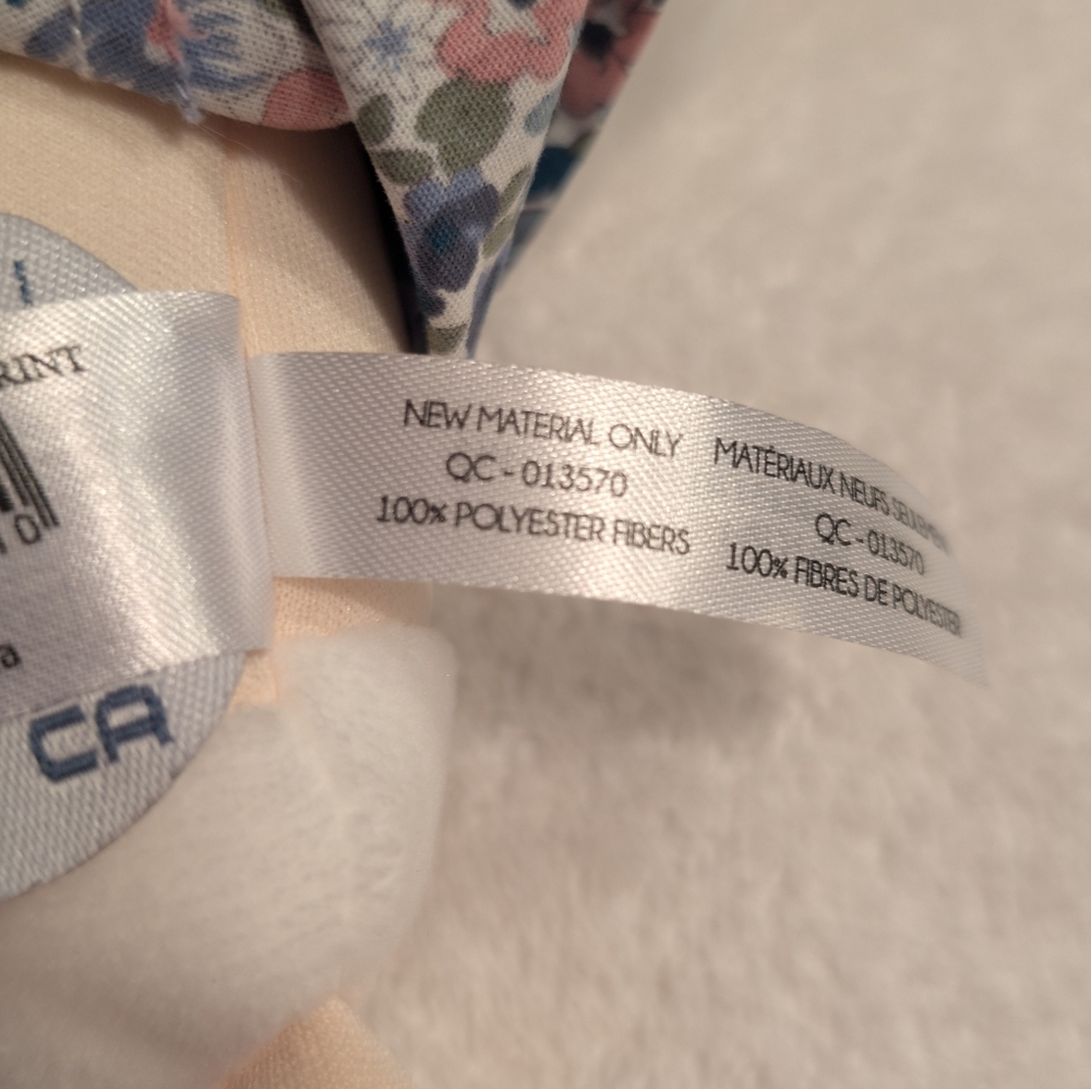 ​Jolijou Paris "Pretty Doll" Plush - Doudou et Compagnie - Blue Floral - Picture 8 of 10